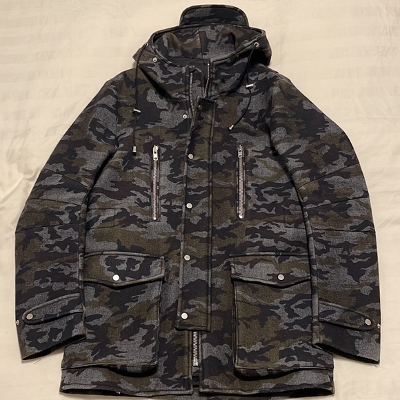 The Kooples - Camo Peacoat - 48 - Medium - Picture 2 of 8